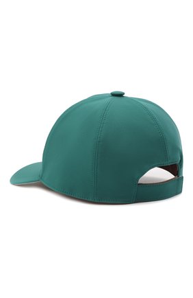 Детская бейсболка LORO PIANA зеленого цвета по цене 15150 руб., арт. FAE8580 | Фото 2 Детская бейсболка LORO PIANA зеленого цвета, арт. FAE8580 | Фото 2 (Материал: Текстиль, Синтетический материал)