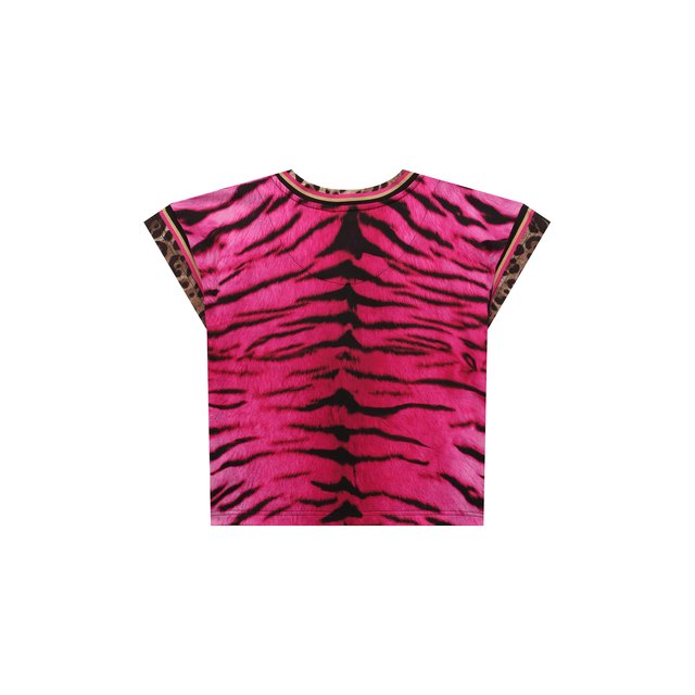 Хлопковая футболка Dolce & Gabbana L5ST12/G7C2C/8-14 Фото 2