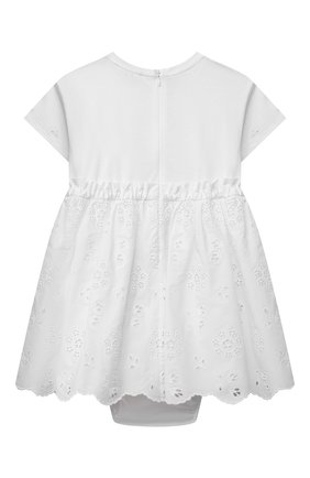 Женский комплект из платья и шорт DOLCE & GABBANA белого цвета, арт. L2JD3W/G7B3B | Фото 2
