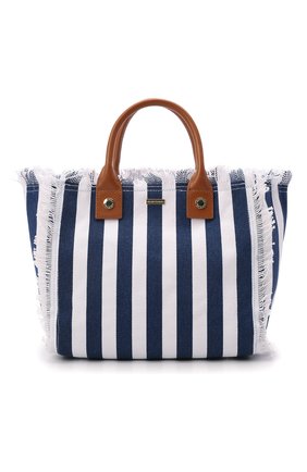 Женский сумка-шопер MELISSA ODABASH синего цвета, арт. P0RT0 CERV0 | Фото 1 (Размер: medium; Материал: Текстиль; Сумки-технические: Сумки-шопперы)