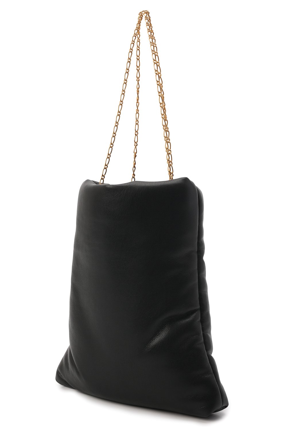 Женская сумка NANUSHKA черного цвета, арт. NW21FWBG02699 | Фото 4 (Сумки-технические: Сумки top-handle; Материал: Текстиль, Экокожа; Размер: small)