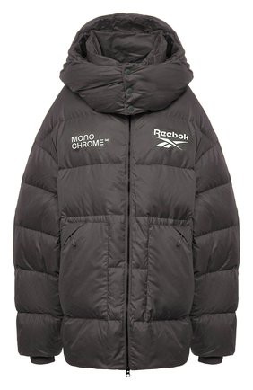 Женский пуховик reebok x monochrome REEBOK темно-серого цвета по цене 24470 руб., арт. HF0284 | Фото 1 Женский пуховик reebok x monochrome REEBOK темно-серого цвета, арт. HF0284 | Фото 1 (Рукава: Длинные; Длина (верхняя одежда): До середины бедра; Материал внешний: Синтетический материал, Полиэстер; Материал утеплителя: Пух и перо; Кросс-КТ: Пуховик)