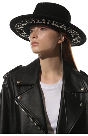 Женская шляпа jack black COCOSHNICK HEADDRESS черного цвета, арт. jackblack | Фото 2 (Материал: Текстиль, Шерсть)