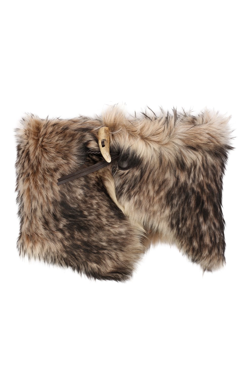 Женский темно-бежевый шарф из овчины RALPH LAUREN — купить в интернет ...