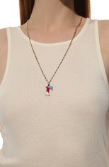 Женская кулон на цепочке alphabet r CHLOÉ разноцветного цвета, арт. CHC22SF04RBLQ | Фото 2 (Материал: Металл)