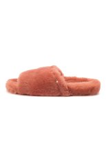 Женского меховые домашние туфли acinda JIMMY CHOO розового цвета, арт. ACINDA FLAT/HAC | Фото 4 (Материал внешний: Натуральный мех; Подошва: Платформа; Материал утеплителя: Натуральный мех; толщина подошвы: 3,2; ширина носка стельки: 9,7)