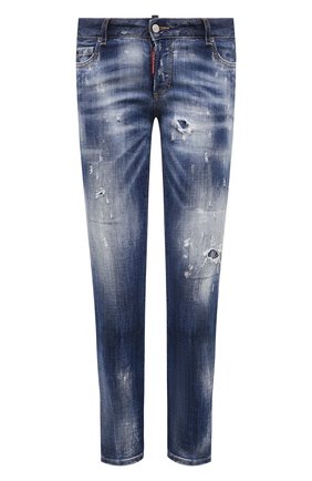 Женские джинсы DSQUARED2 синего цвета по цене 58150 руб., арт. S75LB0581/S30342 | Фото 1 Женские джинсы DSQUARED2 синего цвета, арт. S75LB0581/S30342 | Фото 1 (Длина (брюки, джинсы): Стандартные; Материал внешний: Хлопок, Деним; Стили: Гранж; Кросс-КТ: Деним; Силуэт Ж (брюки и джинсы): Слим)