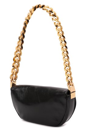 Женская сумка olympia medium BURBERRY черного цвета, арт. 8040119 | Фото 4 (Сумки-технические: Сумки top-handle; Размер: medium; Материал: Натуральная кожа)