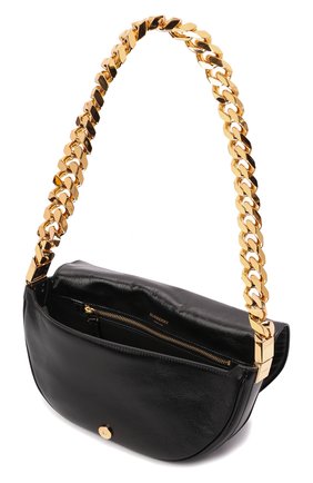 Женская сумка olympia medium BURBERRY черного цвета, арт. 8040119 | Фото 5 (Сумки-технические: Сумки top-handle; Размер: medium; Материал: Натуральная кожа)
