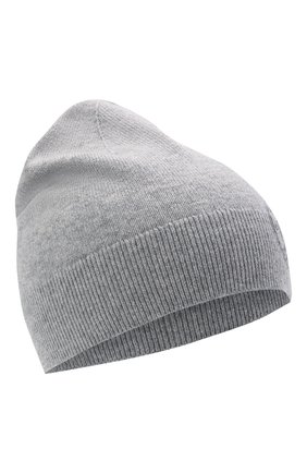 Мужская кашемировая шапка BURBERRY серого цвета, арт. 8045467 | Фото 1 (Материал: Текстиль, Шерсть, Кашемир; Кросс-КТ: Трикотаж)