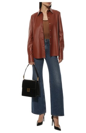 Женская сумка ely BALMAIN черного цвета по цене 0 руб., арт. XN1DB685/LCGX | Фото 3 Женская сумка ely BALMAIN черного цвета, арт. XN1DB685/LCGX | Фото 3 (Сумки-технические: Сумки top-handle; Материал: Натуральная кожа; Размер: small)