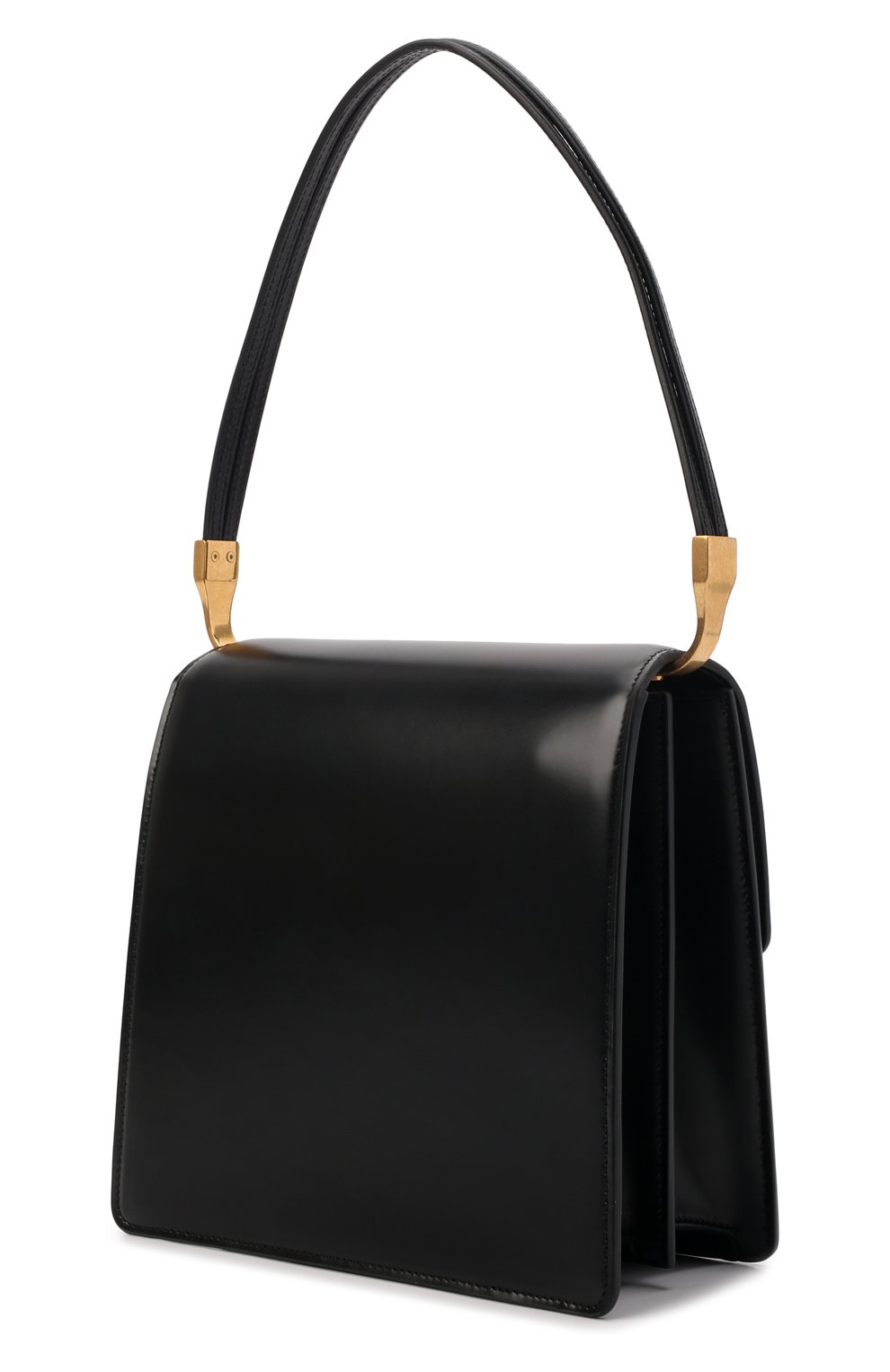 Женская сумка ely BALMAIN черного цвета, арт. XN1DB685/LCGX | Фото 4 (Сумки-технические: Сумки top-handle; Материал: Натуральная кожа; Размер: small)