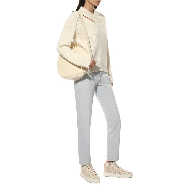 фото Комбинированные кеды lauren chloé