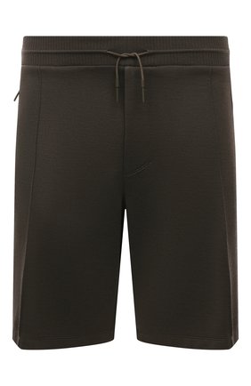 Мужские шорты из шерсти и хлопка ERMENEGILDO ZEGNA хаки цвета по цене 79600 руб., арт. UZ564/SH0 | Фото 1 Мужские шорты из шерсти и хлопка ERMENEGILDO ZEGNA хаки цвета, арт. UZ564/SH0 | Фото 1 (Материал внешний: Синтетический материал, Хлопок, Шерсть; Длина Шорты М: Ниже колена; Кросс-КТ: Трикотаж; Принт: Без принта; Стили: Спорт-шик, Милитари)