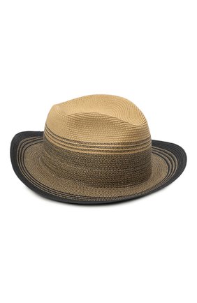 Мужская соломенная шляпа GIORGIO ARMANI бежевого цвета, арт. 747188/2R572 | Фото 1 (Материал: Растительное волокно)