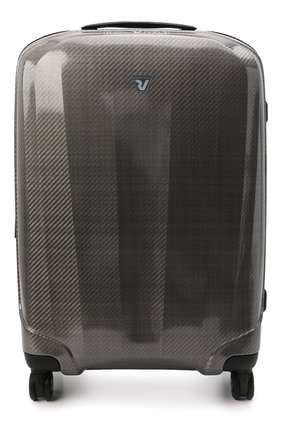 Женский дорожный чемодан we are glam RONCATO серого цвета, арт. 59520162 | Фото 1 (Размер: large; Материал: Пластик; Ограничения доставки: oversized)