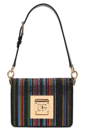 Женская сумка bella DOLCE & GABBANA разноцветного цвета, арт. BB7149/AY113 | Фото 1 (Ремень/цепочка: На ремешке; Материал: Натуральная кожа; Размер: mini; Сумки-технические: Сумки через плечо)