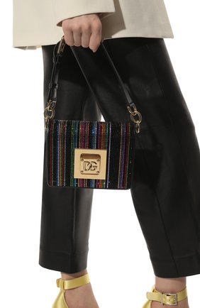 Женская сумка bella DOLCE & GABBANA разноцветного цвета, арт. BB7149/AY113 | Фото 2 (Ремень/цепочка: На ремешке; Материал: Натуральная кожа; Размер: mini; Сумки-технические: Сумки через плечо)