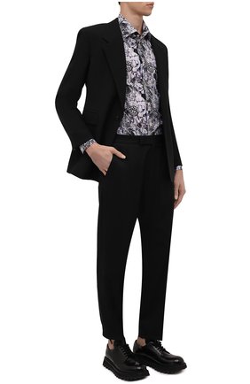 Мужские шерстяные брюки zegna x maserati ERMENEGILDO ZEGNA черного цвета по цене 99500 руб., арт. UZI30/TP25M | Фото 2 Мужские шерстяные брюки zegna x maserati ERMENEGILDO ZEGNA черного цвета, арт. UZI30/TP25M | Фото 2 (Длина (брюки, джинсы): Стандартные; Материал внешний: Шерсть; Случай: Повседневный; Стили: Кэжуэл)