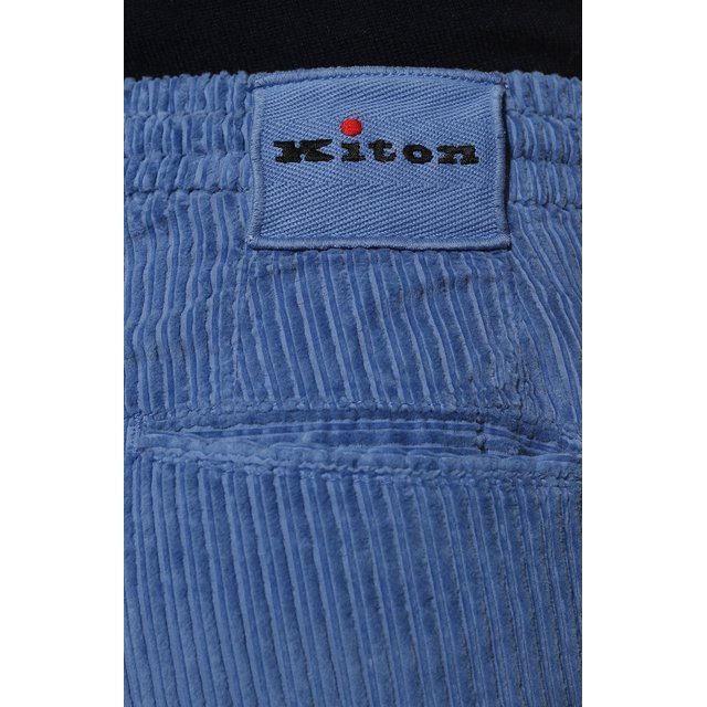 Хлопковые брюки Kiton 12542548