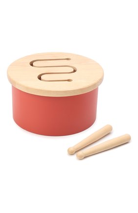 Детского игрушечный барабан KID`S CONCEPT красного цвета, арт. 1000523 | Фото 1