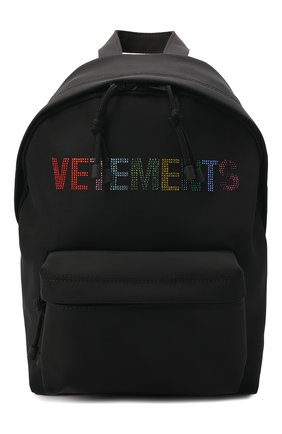 Женский рюкзак VETEMENTS черного цвета по цене 776500 тенге, арт. UE52BA740B 1302/W | Фото 1 Женский рюкзак VETEMENTS черного цвета, арт. UE52BA740B 1302/W | Фото 1 (Размер: medium; Материал: Текстиль)
