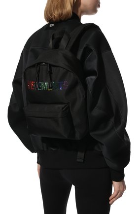 Женский рюкзак VETEMENTS черного цвета по цене 776500 тенге, арт. UE52BA740B 1302/W | Фото 2 Женский рюкзак VETEMENTS черного цвета, арт. UE52BA740B 1302/W | Фото 2 (Размер: medium; Материал: Текстиль)