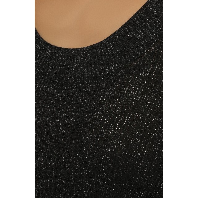 Пуловер из вискозы HUGO 50442206, цвет чёрный, размер 48 - фото 5