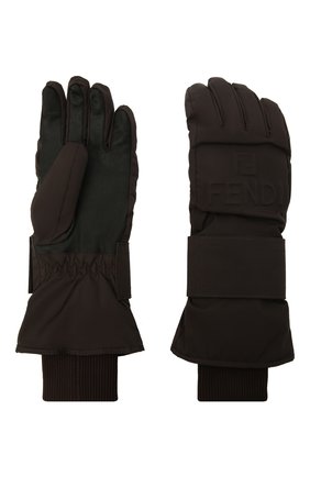 Женские утепленные перчатки FENDI темно-коричневого цвета по цене 311500 тенге, арт. FAD029 AGN9 | Фото 3 Женские утепленные перчатки FENDI темно-коричневого цвета, арт. FAD029 AGN9 | Фото 3 (Материал: Текстиль, Синтетический материал; Кросс-КТ: Спорт, Пуховик; Региональные ограничения белый список (Axapta Mercury): RU)