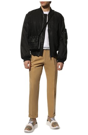 Мужские текстильные кроссовки ramsey BURBERRY бежевого цвета по цене 62750 руб., арт. 8048577 | Фото 2 Мужские текстильные кроссовки ramsey BURBERRY бежевого цвета, арт. 8048577 | Фото 2 (Материал внутренний: Текстиль, Натуральная кожа; Подошва: Массивная; Материал внешний: Текстиль; Стили: Гранж)
