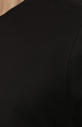 Мужская хлопковая футболка LIMITATO темно-синего цвета, арт. CLASSIC/T-SHIRT | Фото 5 (Принт: Без принта; Рукава: Короткие; Длина (для топов): Стандартные; Материал внешний: Хлопок; Стили: Кэжуэл)