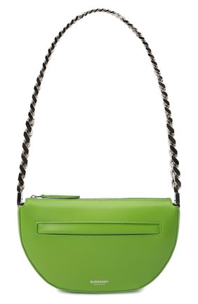 Женская сумка olympia BURBERRY зеленого цвета, арт. 8049004 | Фото 1 (Материал: Натуральная кожа; Размер: small; Сумки-технические: Сумки top-handle; Региональные ограничения белый список (Axapta Mercury): RU)