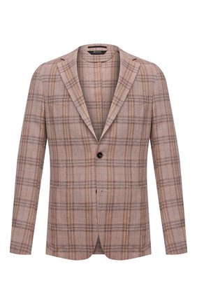 Мужской пиджак из хлопка и льна Z ZEGNA кораллового цвета по цене 87300 руб., арт. 342707/1D7SG0 | Фото 1 Мужской пиджак из хлопка и льна Z ZEGNA кораллового цвета, арт. 342707/1D7SG0 | Фото 1 (Материал подклада: Вискоза; Рукава: Длинные; Материал внешний: Хлопок, Лен; Длина (для топов): Стандартные; Случай: Повседневный; Пиджаки М: Прямой; 1-2-бортные: Однобортные; Стили: Кэжуэл)