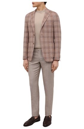 Мужской пиджак из хлопка и льна Z ZEGNA кораллового цвета по цене 87300 руб., арт. 342707/1D7SG0 | Фото 2 Мужской пиджак из хлопка и льна Z ZEGNA кораллового цвета, арт. 342707/1D7SG0 | Фото 2 (Материал подклада: Вискоза; Рукава: Длинные; Материал внешний: Хлопок, Лен; Длина (для топов): Стандартные; Случай: Повседневный; Пиджаки М: Прямой; 1-2-бортные: Однобортные; Стили: Кэжуэл)