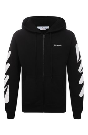 Мужской хлопковая толстовка OFF-WHITE черного цвета по цене 57700 руб., арт. 0MBE013S22FLE004 | Фото 1 Мужской хлопковая толстовка OFF-WHITE черного цвета, арт. 0MBE013S22FLE004 | Фото 1 (Материал внешний: Хлопок; Рукава: Длинные; Длина (для топов): Стандартные; Мужское Кросс-КТ: Толстовка-одежда; Стили: Гранж)
