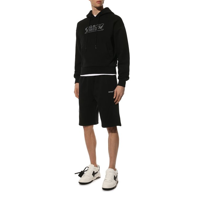 фото Хлопковые шорты off-white