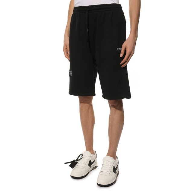 фото Хлопковые шорты off-white
