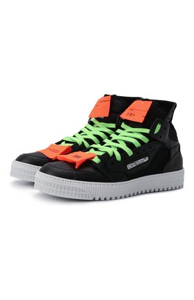 Мужские комбинированные кеды off-court 3.0 OFF-WHITE черного цвета по цене 47900 руб., арт. 0MIA065S22LEA0031010 | Фото 1 Мужские комбинированные кеды off-court 3.0 OFF-WHITE черного цвета, арт. 0MIA065S22LEA0031010 | Фото 1 (Материал внешний: Кожа, Текстиль; Материал внутренний: Натуральная кожа, Текстиль; Подошва: Массивная; Материал утеплителя: Без утеплителя)