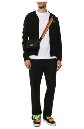 Мужские комбинированные кеды off-court 3.0 OFF-WHITE черного цвета по цене 47900 руб., арт. 0MIA065S22LEA0031010 | Фото 2 Мужские комбинированные кеды off-court 3.0 OFF-WHITE черного цвета, арт. 0MIA065S22LEA0031010 | Фото 2 (Материал внешний: Кожа, Текстиль; Материал внутренний: Натуральная кожа, Текстиль; Подошва: Массивная; Материал утеплителя: Без утеплителя)