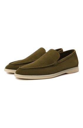Мужские замшевые лоферы summer walk LORO PIANA хаки цвета по цене 69950 руб., арт. FAE8124 | Фото 1 Мужские замшевые лоферы summer walk LORO PIANA хаки цвета, арт. FAE8124 | Фото 1 (Материал внешний: Кожа, Замша; Материал внутренний: Натуральная кожа; Стили: Кэжуэл)