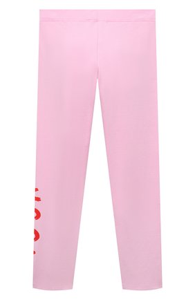 Детские хлопковые леггинсы MSGM KIDS розового цвета по цене 5995 руб., арт. MS028745 | Фото 2 Детские хлопковые леггинсы MSGM KIDS розового цвета, арт. MS028745 | Фото 2 (Материал внешний: Хлопок; Случай: Повседневный; Девочки Кросс-КТ: Брюки-спорт; Ростовка одежда: 10 - 11 лет | 140 - 146см, 12 лет | 152 см, 13 - 15 лет | 158 см, 6 лет | 116 см, 8 лет | 128 см)
