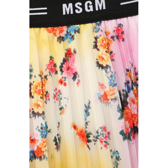 Плиссированная юбка MSGM kids MS028831 Фото 3
