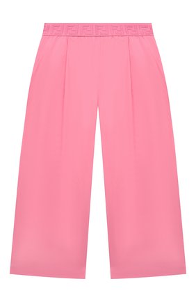 Детские хлопковые брюки FENDI розового цвета по цене 36750 руб., арт. JFF259/AJ1D/3A-6A | Фото 1 Детские хлопковые брюки FENDI розового цвета, арт. JFF259/AJ1D/3A-6A | Фото 1 (Материал внешний: Хлопок, Синтетический материал; Случай: Повседневный; Девочки Кросс-КТ: Брюки-одежда; Ростовка одежда: 4 года | 104 см, 5 лет | 110 см, 6 лет | 116 см)