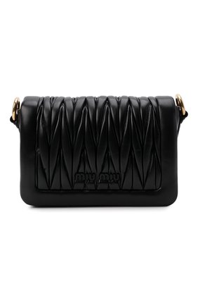 Женская сумка MIU MIU черного цвета по цене 265000 руб., арт. 5BD217-N88-F0002-OOO | Фото 1