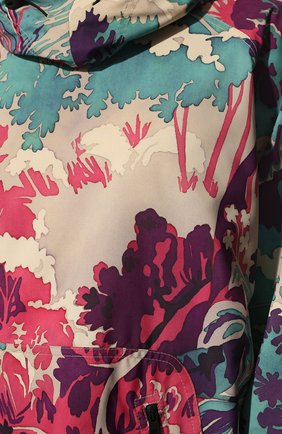 Женская анорак с капюшоном REDVALENTINO разноцветного цвета, арт. XR3CIE35/6A0 | Фото 5 (Кросс-КТ: Куртка; Рукава: Длинные; Длина (верхняя одежда): До середины бедра; Материал внешний: Синтетический материал; Стили: Спорт-шик)