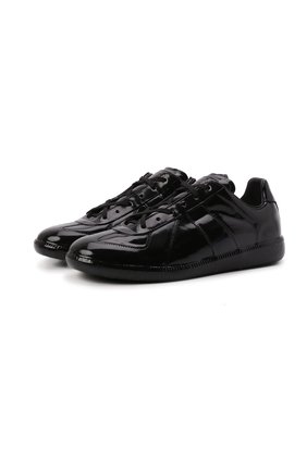 Мужские кожаные кеды replica MAISON MARGIELA черного цвета по цене 69950 руб., арт. S37WS0582/P4487 | Фото 1 Мужские кожаные кеды replica MAISON MARGIELA черного цвета, арт. S37WS0582/P4487 | Фото 1 (Материал внешний: Кожа; Материал внутренний: Натуральная кожа, Текстиль; Подошва: Плоская; Материал утеплителя: Без утеплителя; Региональные ограничения белый список (Axapta Mercury): RU; Стили: Классический)