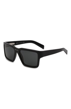 Женские солнцезащитные очки PRADA черного цвета, арт. 09YS-1AB5S0 | Фото 1 (Тип очков: С/з; Кросс-КТ: С/з-унисекс; Оптика Гендер: оптика-унисекс; Очки форма: Прямоугольные)