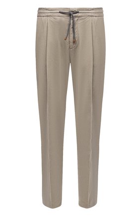 Мужские хлопковые брюки BRUNELLO CUCINELLI хаки цвета по цене 83550 руб., арт. M279DE1740 | Фото 1 Мужские хлопковые брюки BRUNELLO CUCINELLI хаки цвета, арт. M279DE1740 | Фото 1 (Длина (брюки, джинсы): Стандартные; Материал внешний: Хлопок; Случай: Повседневный; Стили: Кэжуэл)