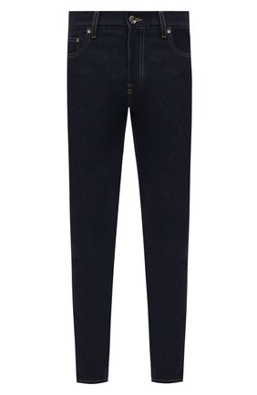 Мужские джинсы OFF-WHITE темно-синего цвета, арт. 0MYA074C99DEN002 | Фото 1 (Длина (брюки, джинсы): Стандартные; Материал внешний: Хлопок, Деним; Кросс-КТ: Деним; Стили: Гранж; Силуэт М (брюки): Прямые)