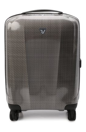 Женский дорожный чемодан we are glam RONCATO серого цвета, арт. 59530162 | Фото 1 (Размер: large; Материал: Пластик; Ограничения доставки: oversized)